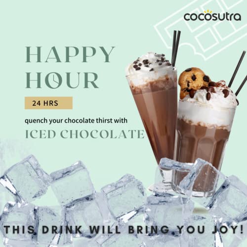 Image of Christmas Special Hot Chocolate Gift Hamper | Swiss Vanilla, Mocha, Caramel & Hazelnut 100g Drinking Chocolate with 2 Candy Canes | 600g Gourmet Hamper