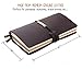 Robrasim Leather Journal Refillable Travelers Notebook, Antique Handmade Leather Writing Diary Notepad, Travel Journal Notebook for Men & Women, Medium Size 6.7