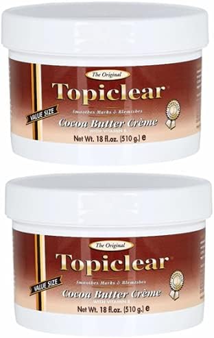 Zerma Topiclear Cocoa Butter Creme with Vitamin E 18 fl. oz. Set of 2
