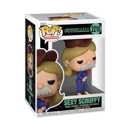 Funko Pop! Animation: Futurama - Sexy Scruffy - Figura de Vinilo Coleccionable - Idea de Regalo - Mercancía Oficial - Juguetes para niños y Adultos - Figura Modelo para coleccionistas y exhibición