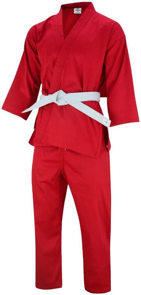 Regular Lightweight Karate Gi Uniforms With Belt Kids Adults Unisex - Belt Incdlued - Image 3