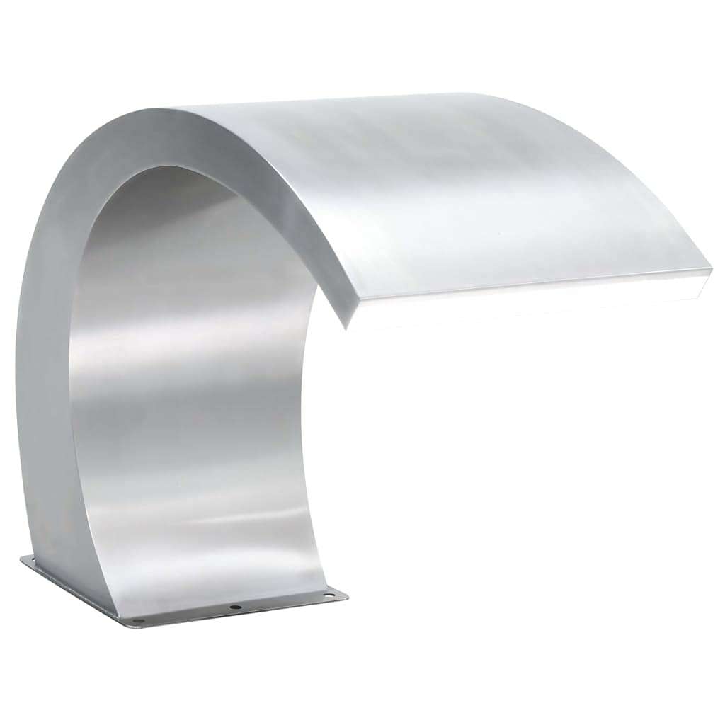 Fontana per Piscina LED Acciaio Inox 30x60x45 cm
