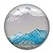 "N/A" Islandia Imán Islandia Glaciar Laguna Jokulsarlon Imán de Nevera 3D Artesanía Recuerdo Cristal Refrigerador Imanes Colección Regalo de Viaje