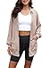 Yanekop Zip Up Hoodie Women Oversized Waffle Knit Shirt Fall Shackets 2025 Corduroy Jacket Fall Outfits with Pockets(Light Khaki,L)