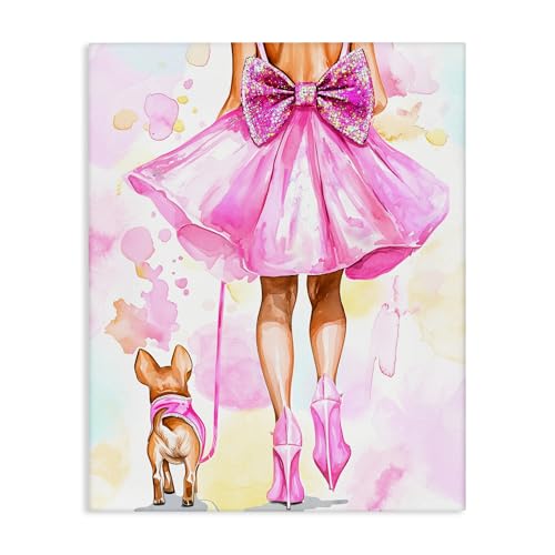 Toile murale Walking The Runway Gal Jess Stempel tableau 30x24cm