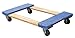 Vestil HDOC-1830-9 Hardwood Dolly with Carpet End, 900 lbs Capacity, 30" Length x 18" Width x 5-3/4" Height Deck