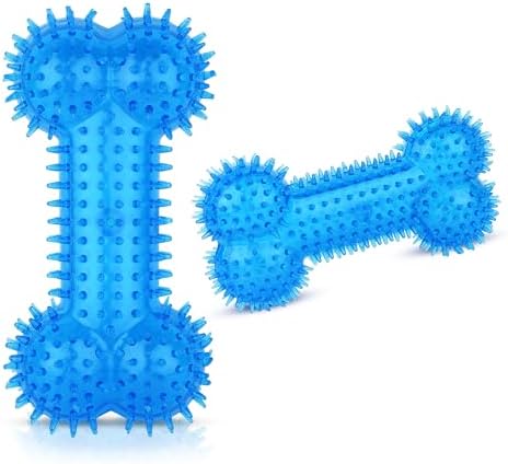 Buy Mascots Tierra Dog Spike Squeaky Non-Toxic Chew Bone for Dogs Toss ...