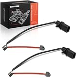 A-Premium Rear Driver and Passenger Brake Pad Wear Sensor Compatible with Audi A6 Quattro A7 Quattro 2013, RS7 2016-2018 & Porsche Macan 2015-2018, 2-PC Set - Replace# 4G0615121A, 4S0615437B