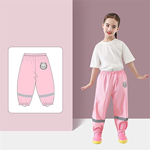 Toddler Girl Boy Water-Proof Rain Pants Girls Boys Dirty Proof Rain Trousers Outdoor Lightweight Sweatpants2