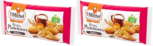 St Michel Petites Madeleines, Pépites Chocolat, 700g (Lot de 2)