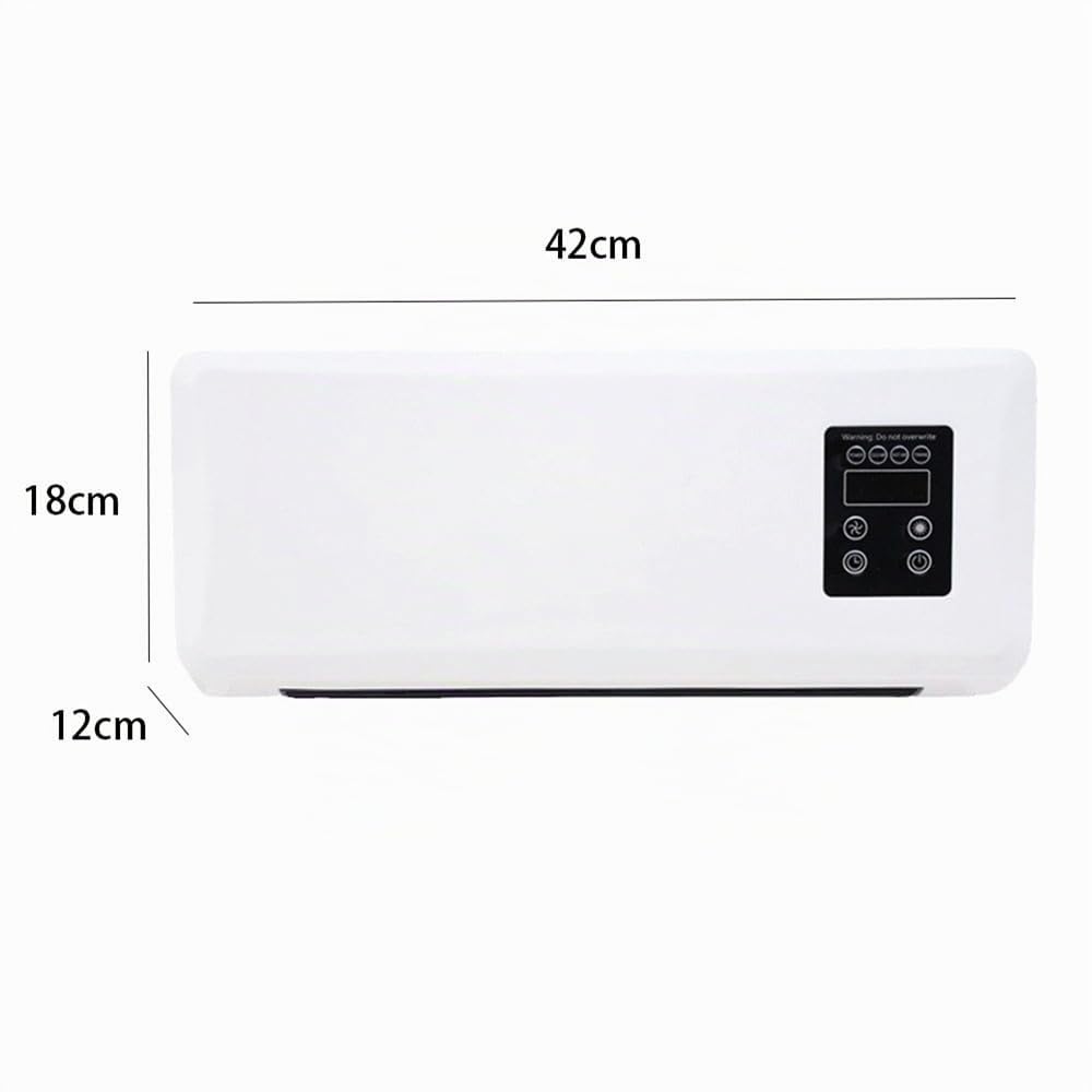 Wandventilator mit Fernbedienung, Split-Klimagerät, Klimaanlage ohne Außeneinheit, Klimaanlage, Kühlventilator für Küche, Schlafzimmer (A)