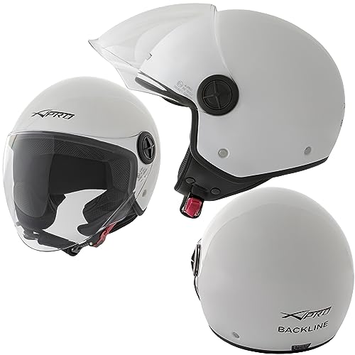 Casco moto jet SonicMoto para trayectos diarios en scooter por ciudad
