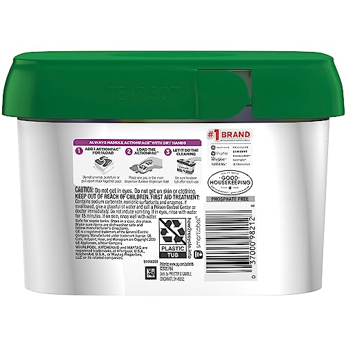 Image of Cascade Platinum Actionpacs Dishwasher Detergent, Lemon Scent, 30 Count