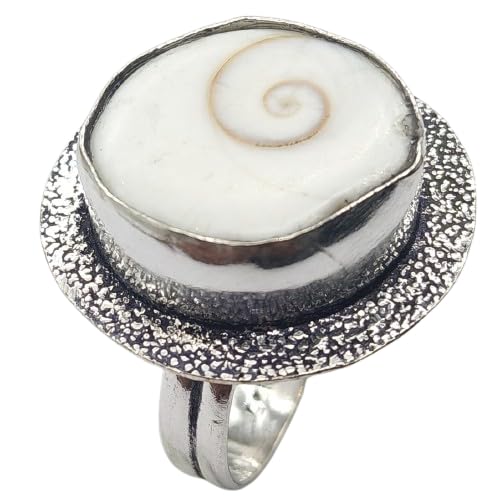 BEADS PLANET JAIPUR Gomti Chakra Silver Ring