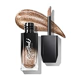 EYESEEK Liquid Eyeshadow Metallic Champagne Eye Makeup, Brilliant Cream Gel Shimmer Glitter Shadow B