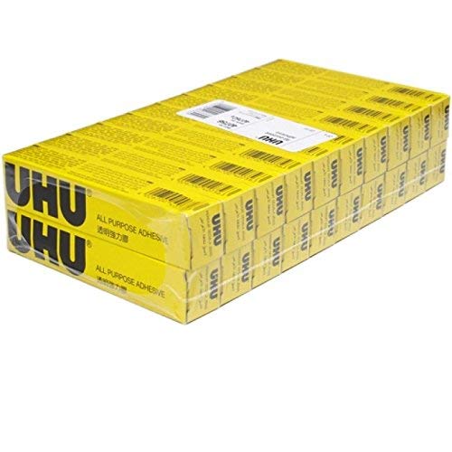 UHU 20 x ALLE DOEL LIJM 20ml EXTRA STERKE HELDER LIJM [Pack van 20 buizen]