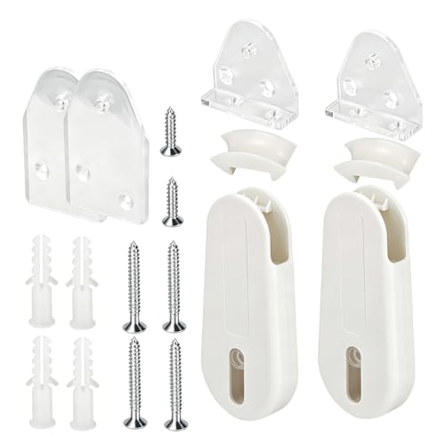 2 Sets Universal Shade Blind Cord Tension Device for Window Blinds fit for Hunter Douglas Lever graber & More for Required on Shade Traversing Panels and Window Treatment with Screws.