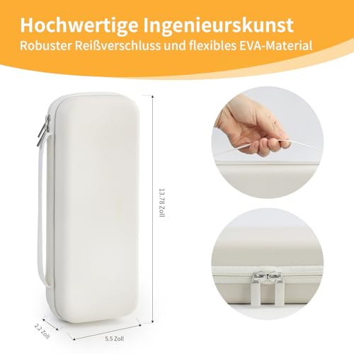 SCIAN Kardiologie-Stethoskop mit beidseitig einstellbarer Membran, professionelles Stethoskop mit Tragetasche für Ärzte, Pflegekräfte, Medizinstudenten und Kliniker, weiß