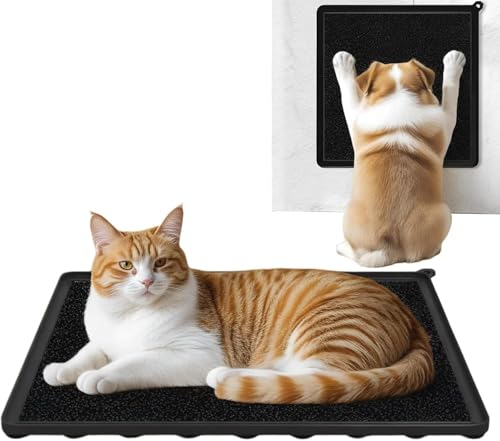 BXTSZZ Silicone Pet Nail Care Pad Claw Scratch Board for Dog and Cat File Toy Replaceable Sandpaper to Shorten a Pet Nail