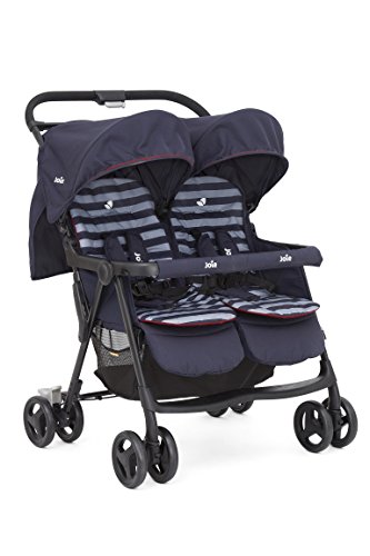 Joie Aire Twin Zwillingsbuggy inkl. Regenverdeck Nautical Navy