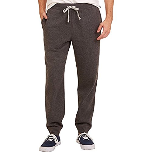 Nautica Cuffed Bottom Fleece Pants (Small, Charcoal)2