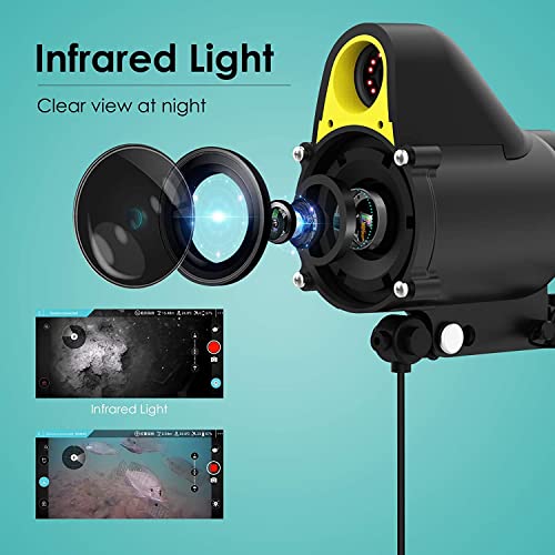 Chasing F1 Fish Finder Drone - ROV - up to 28 metres - Wireless Underwater Fishing Camera - Supports Live Streaming - GPS - Yellow - Image 2