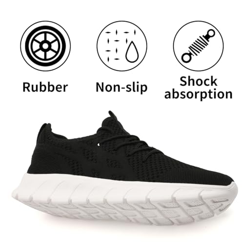 Image of DLWKIPV Men's Shoes Running Road Walking Sneakers Sports Athletic Workout Gym Shoes Casual Comfortable Breathable Fashion