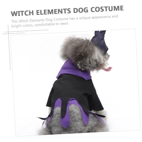 Disfraz para perro estilo bruja talla XL miniatura 4