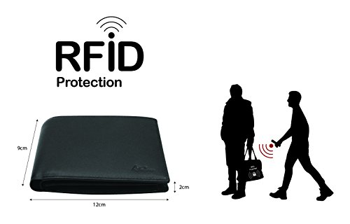 Portafoglio da uomo Alankara con Blocco RFID
