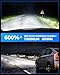 Marsauto H10/9140/9145 LED Fog Light Bulbs,100% Successful Installation,10000 Lumens 600% Brightness 6000K LED Bulbs,9040 9045 Fog Lights For Cars,Trucks,SUV, Non-polarity
