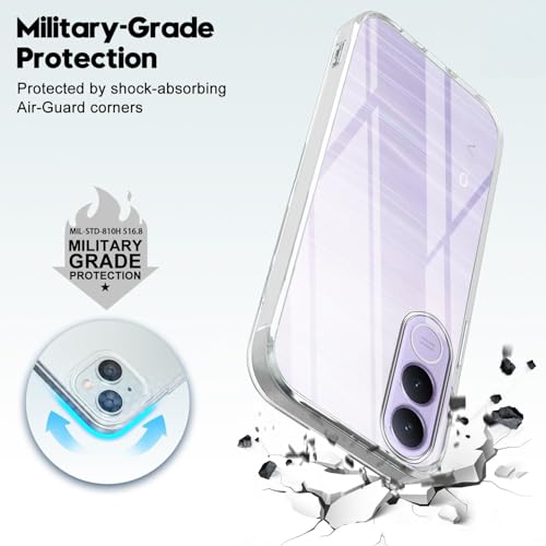 Image of Jkobi Silicone Back Cover Case for Vivo V70 FE 5G (Clear Shockproof Case with Camera Protection | Soft and Flexible | Transparent)