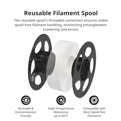 Image of ANYCUBIC Silk Tri Color Pla Filament, 3-in-1 Chrome Coextrusion Color Change 3D Printer Filament 1.75mm Dimensional Accuracy + /- 0.02mm, Silk Texture, 1KG Reusable Spool (2.2 lbs), Red Yellow Blue