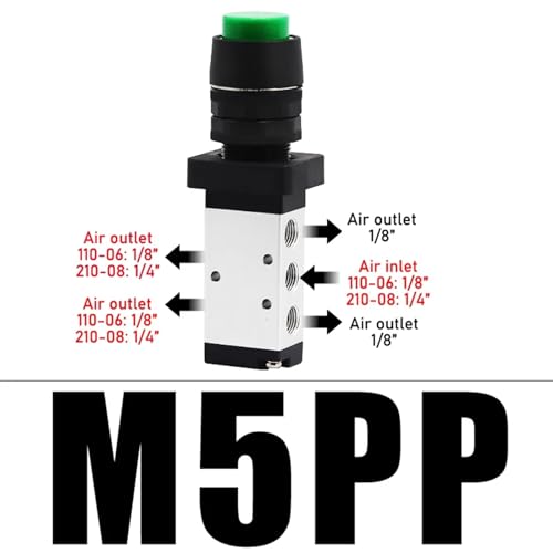Válvula mecánica M5B210-08 para control neumático industrial 3