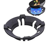 Wok-Pfannenständer | WOK Burner Stand Nonlip – Küchenzubehör zum Kochen, Grillen, Grillen, Grillen, verhindert Überhitzung und robust, nicht anfällig für Rost oder Würfel