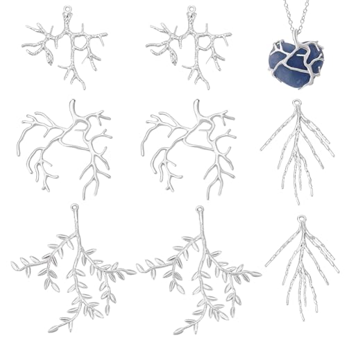 Plateaux à pendentifs vierges branche pour sertir les cabochons irréguliers