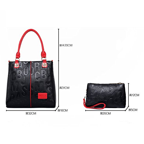 Bolso Hobo Mujer de Cuero PU Grande miniatura 7