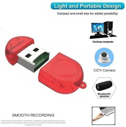 Image of Original Mini Good Speed USB Card Reader, Support TF MicroSD Mobile Memory Card, Multi-Color (Pack of 2)