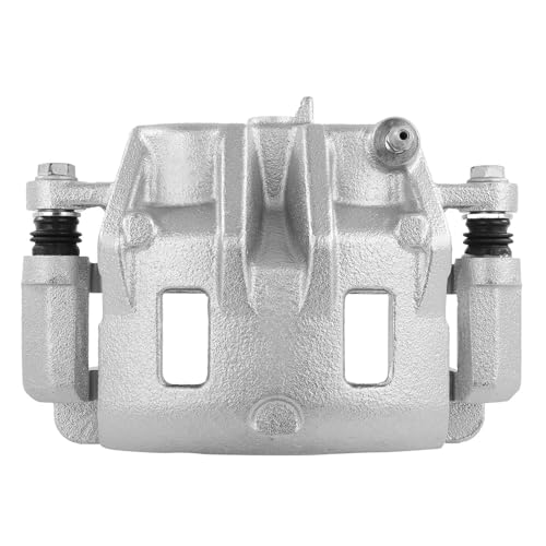 Image of Detroit Axle - Front Left Brake Caliper for 2001-2006 Hyundai Santa Fe | XG300 2002-2003 XG350, Driver Side Disc Brake Caliper with Bracket Replacement