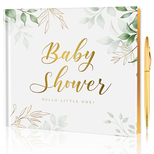 Baby Shower Guest Book for Games & Deractions with 25 Blank Pages