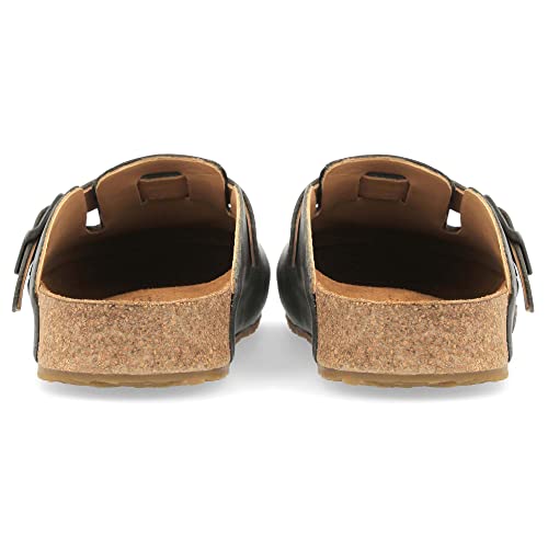 Image of HAFLINGER Grizzly Zigzag Felt Clog Wool Slipper