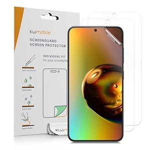 kwmobile 3x screenprotectors compatibel met Samsung Galaxy S24 FE screenprotector - Beschermfolie voor smartphones - Transparant