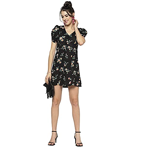 Image of SERA Women's Cotton A-Line Mini Casual Dress