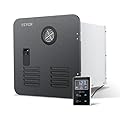 VEVOR RV Tankless Water Heater, Instant Shower with 15 x 15 inches Black Door and Remote Controller, 42000BTU Optimized Comfort Performance Hot Water, Ideal for RVers' Family Everyday Use