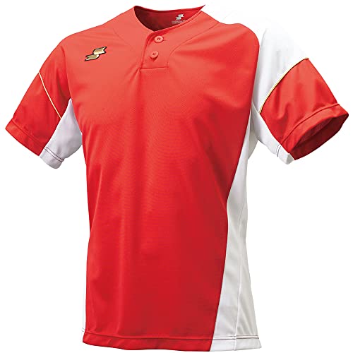Amazon.co.jp: [SSK(エスエスケイ)]ベースボールウェア ベースボールTシャツ [メンズ] BT2290 メンズ レッド×ホワイト (2010) 日本 O (日本サイズ2L相当)