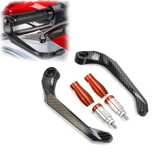 Protège-mains moto pour Honda CB300R 2018-2020 | Garde-boue guidon 22mm orange