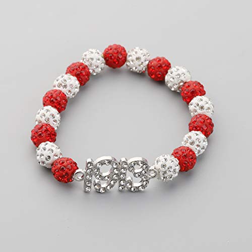 POTIY Gift Sorority Jewelry Pearl Bracelet with Crystal Bracelet for Women4