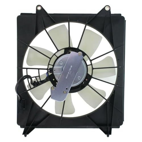 JUANQIAPAS Radiator Cooling Fan Right Passenger Side Assembly for Honda for Accord 2.4L 2013-2017 12268413 HO3113134 230-0513