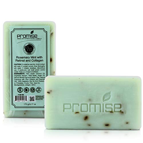 Rosemary Mint with Retinol and Collagen Soap 175g HEMP OIL INFUSED