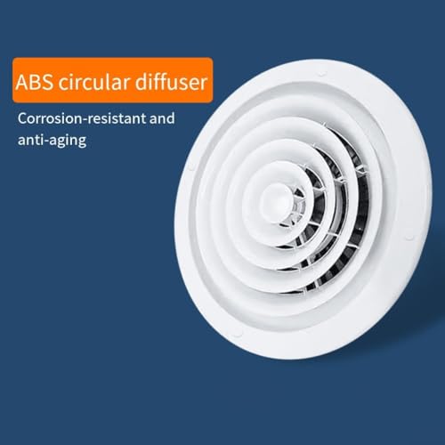 Conduit de ventilation au plafond et grille ABS pour sortie climatisation - 5