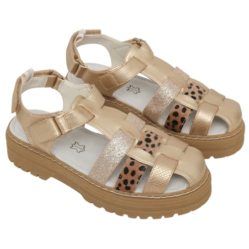 Image of Toddler Girls Buckle Sandals - Ultimate Comfort Open Toe with Adjustable Back Strap - Perfect Fit & Style for Young Adventurers - N Pink, 3.5